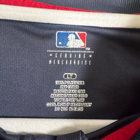 Cleveland Guardians Polo Shirt Mens Size Large Tall Navy Embroidered Logo MLB - Picture 4 of 7